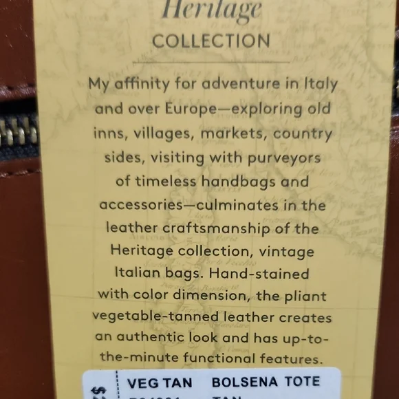 Patricia Nash Brown Leather Tote Bag with Front Pocket - Picture 8 of 10